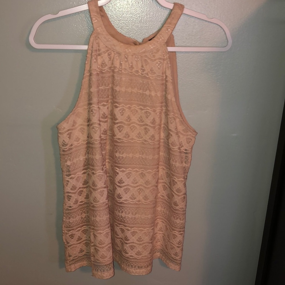 Blush Lace Top